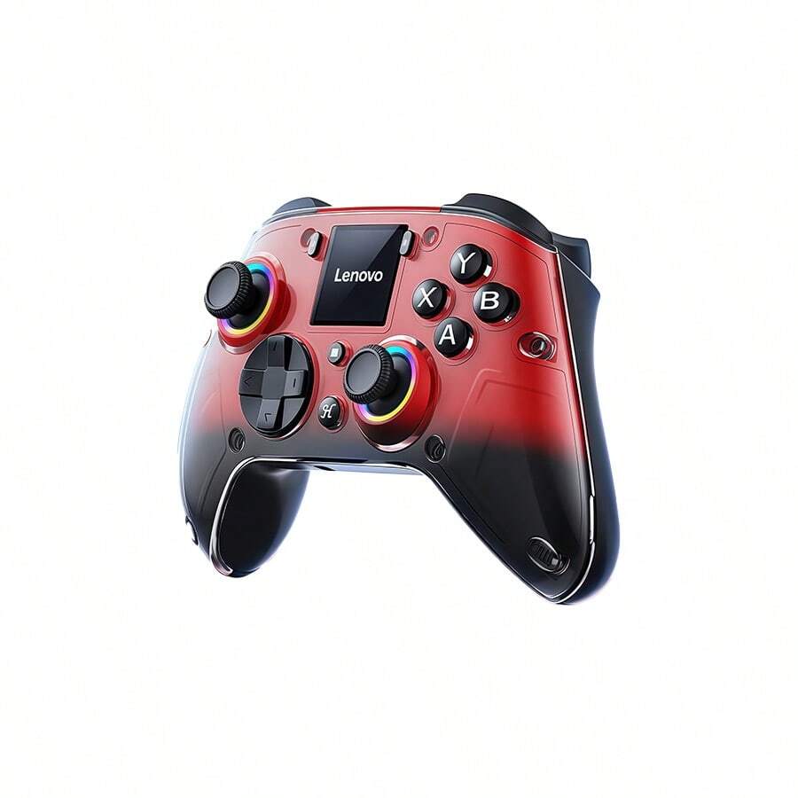 Lenovo X01 Smart Game Controller With Hall Effect Linear Triggers And Bluetooth Multi-Mode Connection, Xbox-Like Layout, Compatible With PC, Mobile Phones, Nintendo Switch, And TV Platforms. Red - Red - View 1