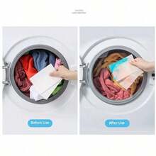 10/50/100/200pcs/Bag Laundry Tablets Laundry Paper Anti-Staining Clothes Sheets Anti Mixing Color Absorption Washing Accessories - White - View 7