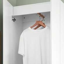 SoBuy Wardrobe KSB01-W - White - View 4