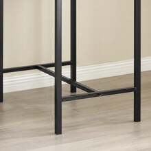 SoBuy OGT10-PF, Bar Set-1 Bar Table And 2 Stools, Home Kitchen Breakfast Bar Set Furniture Dining Set - 棕色 - 查看 6