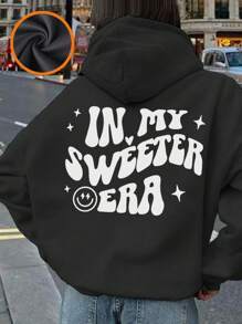 A Casual Printed Pullover Hoodie For Girls And Children, Hooded Sweatshirt For Autumn And Winter Students, Long Sleeved With Plush And Thick Top - A Hoodie That Inspires Every Child's Imagination And Adventurous Spirit! Hoodies Tween Girl Clothes Tween Girl Clothes Girls