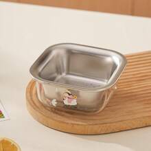 1pc超实用少女心精致迷你双层沥水篮果蔬洗菜篮水果清洗工具可爱迷你优质果盘沥水盆省钱指南（随机贴纸，轻微划痕，正常现象） - 彩色 - 查看 15