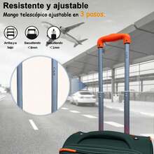 Maleta Cabina Equipaje De Mano 10kg Con Candado 18 Pulgada - Albaricoque - Ver 4