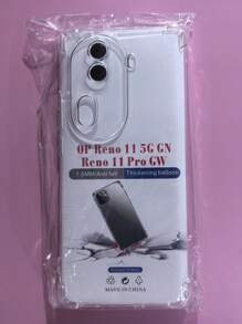 Transparent Four-Corner Anti-Fall Protective Case, Applicable For OPPO/OnePlus Series Smartphones, Transparent Four-Corner Anti-Fall Phone Case, Phone Case, Phone Protective Cover, Phone Shell, Phone Cover, Anti-Drop Phone Case, Transparent Phone Case, Minimalist Phone Case, Solid Color Phone Case, Transparent Phone Case, TPU Anti-Fall Phone Case (Military-Grade Anti-Drop)