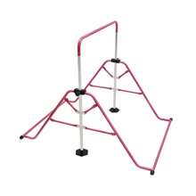 Barra per trazioni regolabile in altezza per la casa, barra per porta senza fori, palestra interna ed esterna, capacità di carico massima per adulti/bambini, blu o rosa