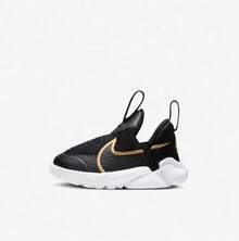 Nike أحذية أطفال رضع مرنة سهلة الارتداء ذات قاع ناعم، أحذية رياضية مريحة للأولاد والبنات - الأسود - مشاهدة 1