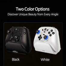 Lenovo Controlador de juegos inalámbrico S07 Bluetooth/cableado/2.4 GHz Conexiones trimodo Compatible con Switch/PC/Móvil/NS Multiplataformas Experiencia de control de nivel de juego Negro