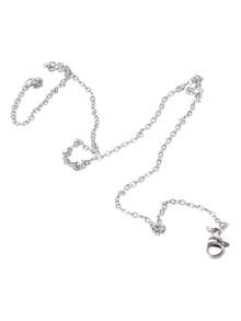 10-100 件不锈钢 O 型链扁平十字架项链锁骨链 DIY 链条配件 - 彩色 - 查看 5