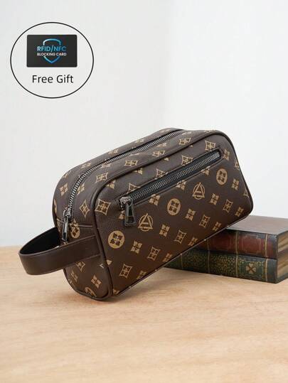 HOVI'S Casual Morning Commuter Long Wallet Fashion Portable Large Capacity Multifunctional Travel Clutch Cell Phone Wallet Holiday Gift For Men