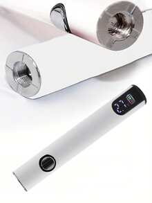 1 szt. Mini lutownica z cyfrowym wyświetlaczem LED i gwintem 510, z wyświetlaczem, przenośna obudowa na baterie 400 mAh, mini zestaw lutowniczy, uchwyt z regulowanym napięciem, z kablem ładującym typu C, wygodne przechowywanie, kompatybilna z narzędziami z końcówką grzewczą, nadaje się do telefonów, komputerów, aparatów fotograficznych i napraw płytek drukowanych