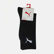 Puma 1 双男女通用袜子柔软舒适运动袜 - 黑色 - 查看 1