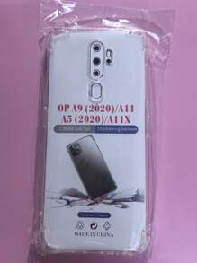 透明四角防摔外壳，适用于 OPPO 和 OnePlus 智能手机系列，手机壳，手机保护套，手机壳，手机套，防摔手机壳，透明手机壳，简约手机壳，纯色手机壳，透明手机壳，TPU 防摔手机壳（军用级防摔）防水防震防刮