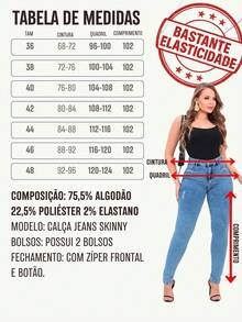 Women Jeans - 中等水洗藍 - 查看 5