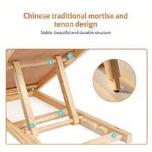 Foldable Dog Pet Ramp Adjustable Height Stairs Steps For Bed Sofa Car Antiskid - L100x42.6cm - 查看 4