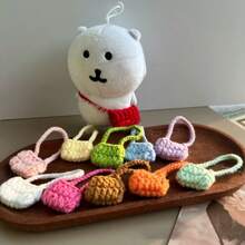 1 buc Depozitare Chei Monstru Buze Groase-tip Tragere, Geantă Chei Țesută Manual, Husă Chei Mașină Distractiv, Breloc Menajeră-tip Tragere, Geantă Chei Unisex Breloc Țesut Manual cu Buze Groase, Husă Chei Mașină Gură de Cârnat Inedită, Husă Chei Mașină Gură de Cârnat Țesută Manual cu Pandantiv Chei Monstru Gură Mare Amuzant, Cadou de Ziua Îndrăgostiților.