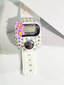 New 3-Edge Rhinestone Counter Ring Tally Counter Ring - Multicolor - View 17