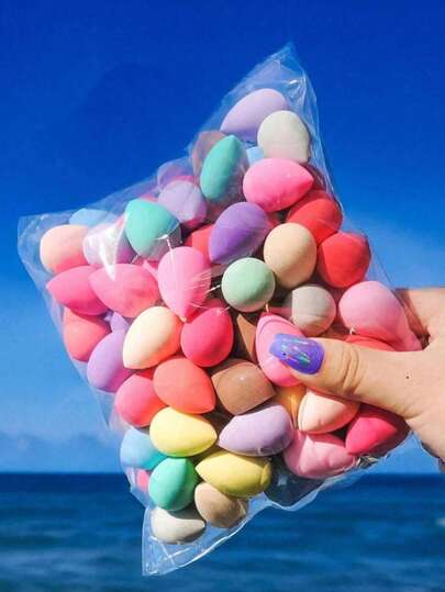 10/5/1 件套化妆工具，干湿两用化妆海绵、化妆刷、天鹅绒三角粉扑，便携式旅行化妆工具，易于涂抹粉底、腮红、遮瑕膏、唇妆、细节妆容、鼻影、眼线、散粉，专业双头面部化妆刷，适用于液体粉底、散粉和遮瑕膏，护肤品收纳，适合所有肤质，美容护肤产品