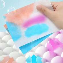 10/50/100/200pcs/Bag Laundry Tablets Laundry Paper Anti-Staining Clothes Sheets Anti Mixing Color Absorption Washing Accessories - White - View 4