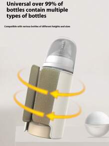 Rechargeable Constant Temperature Milk Bottle Warmer Set, Smart Temperature Control, Portable Breastmilk Warmer For Outdoor And Home Use