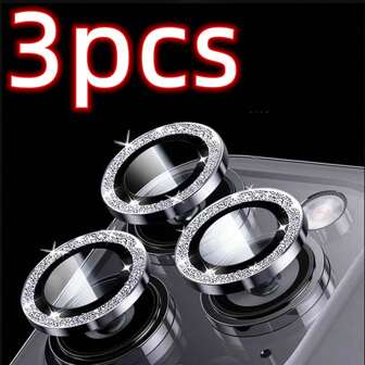 3pcs High Definition Lens Protector Film, Anti-Scratch, Anti-Explosion, Suitable Compatible With Apple Triple Camera