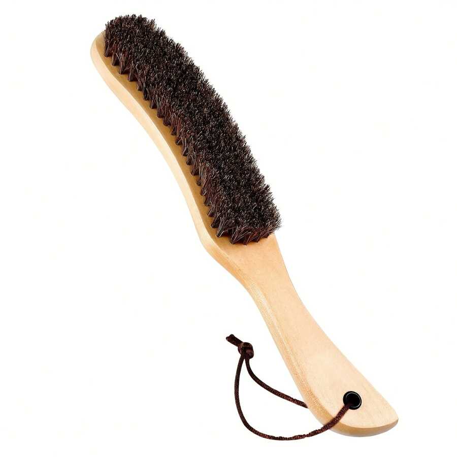 Cowboy Lint Brush Set, Premium Felt Hat Cleaning Kit With Horsehair Bristles, Wooden Handle, Lint Brushes For Clothes & Cowboy Hat Care