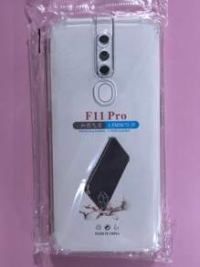 Transparent Four-Corner Anti-Fall Protective Case, Applicable For OPPO/OnePlus Series Smartphones, Transparent Four-Corner Anti-Fall Phone Case, Phone Case, Phone Protective Cover, Phone Shell, Phone Cover, Anti-Drop Phone Case, Transparent Phone Case, Minimalist Phone Case, Solid Color Phone Case, Transparent Phone Case, TPU Anti-Fall Phone Case (Military-Grade Anti-Drop)