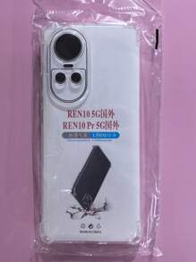 Transparent Four-Corner Anti-Fall Protective Case, Applicable For OPPO/OnePlus Series Smartphones, Transparent Four-Corner Anti-Fall Phone Case, Phone Case, Phone Protective Cover, Phone Shell, Phone Cover, Anti-Drop Phone Case, Transparent Phone Case, Minimalist Phone Case, Solid Color Phone Case, Transparent Phone Case, TPU Anti-Fall Phone Case (Military-Grade Anti-Drop)