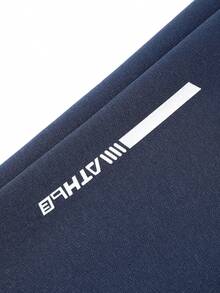 1 pieza de pantalones casuales de hombre con cordones en las piernas y bolsillos con cremallera, con forro de lana de cordero grueso para mantener el calor y una experiencia de uso cómoda y acogedora.