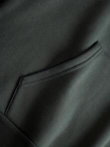Sudadera con capucha gráfica azul claro ETERNAL 1997 - Sudadera casual unisex con diseño de escultura y letras, capucha con cordón, bolsillo delantero, comodidad para todas las estaciones, regalo perfecto para hombres y mujeres - Gris Oscuro - Ver 5