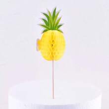 50pcs 3D Flamingo & Pineapple Fruit Cake Toppers, Party Cake Decorations, Cocktail Picks For Bar, Party, Cake - Multicolor - View 10