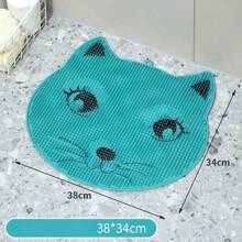 1pc Bath Tub And Shower Mat, Anti-Slip Shower Pad With Drain Holes And Suction Cups, Soft Machine Washable Rug, Home Bathroom Shower Mat, Bathroom Accessories, Bathroom Decor, Kitchen Area Rug, Laundry Room, Bathroom Non-Slip Mat With Suction Cups, Bath Rug, Shower Mat With Circular Holes Design, Bathroom Massage Ring, Quick Drainage, Suitable For Shower Stall, Hotel Bathroom, Toilet, Bathtub, Bathroom Accessories