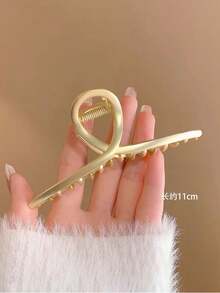 2件装街头气质优雅女士头饰顶夹发卡成人马尾夹防滑气质简约扭结夹竖夹发卡发饰适合头发量多的女士爪夹发爪发夹发卡夹