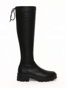 Women's Over-The-Knee Boots In Stretch Napa Leather | Black - 34 To 42 - 黑色 - 查看 5