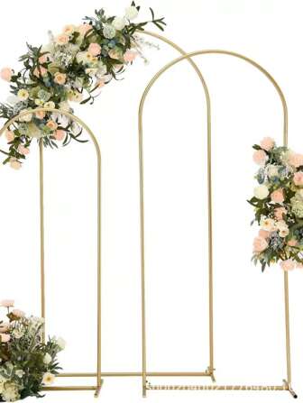 1 Set Metal Rectangular Arch Kit, Suitable For Birthday, Wedding, Bridal Shower, Graduation, Anniversary, Christening, Summer, Theme Party, Backdrop, Home Decor, Valentine's Day, Halloween, Christmas, Thanksgiving