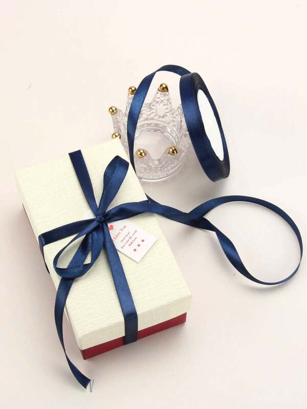 5pcs/1pc Double-Sided Satin Ribbon, 24 Yards For DIY Rose Decor, Gift Wrapping - Wedding Party Bow Ribbon For Table Chair Decor, Arch, Gift Box, Cake Decor, Clothing Accessories, Weaving, Creating Elegant Holiday Atmosphere, 1cm Satin Ribbon