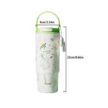 venture way Large Capacity Giant With Ceramic Inner Liner Straw Tons Of Double Water Cups Highly Attractively Internet Celebrity Ice Cups