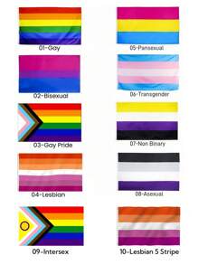 3x5 Ft LGBTQ+ Rainbow Flag Gay Progress Pride Banner Flags, Love Is Love Banner, Gay Pride Bisexual Lesbian Pansexual Transgender Non Binary Asexual, Pride Room Decor, Pride Day Party Favor, Pride Day Outdoor Decoration