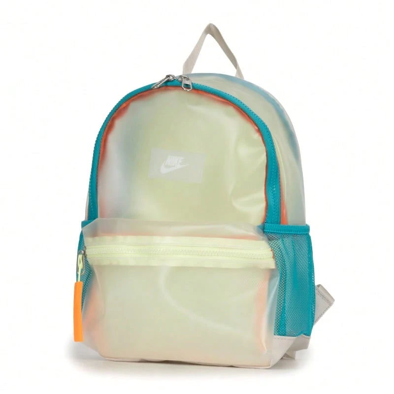 Nike Children's Bag School Bag Y NK BRSLA JDI MINI BKPK-JELLY Casual Bag Backpack Sports Bag HF8167-905 - Clear/Light Bone/White - View 1