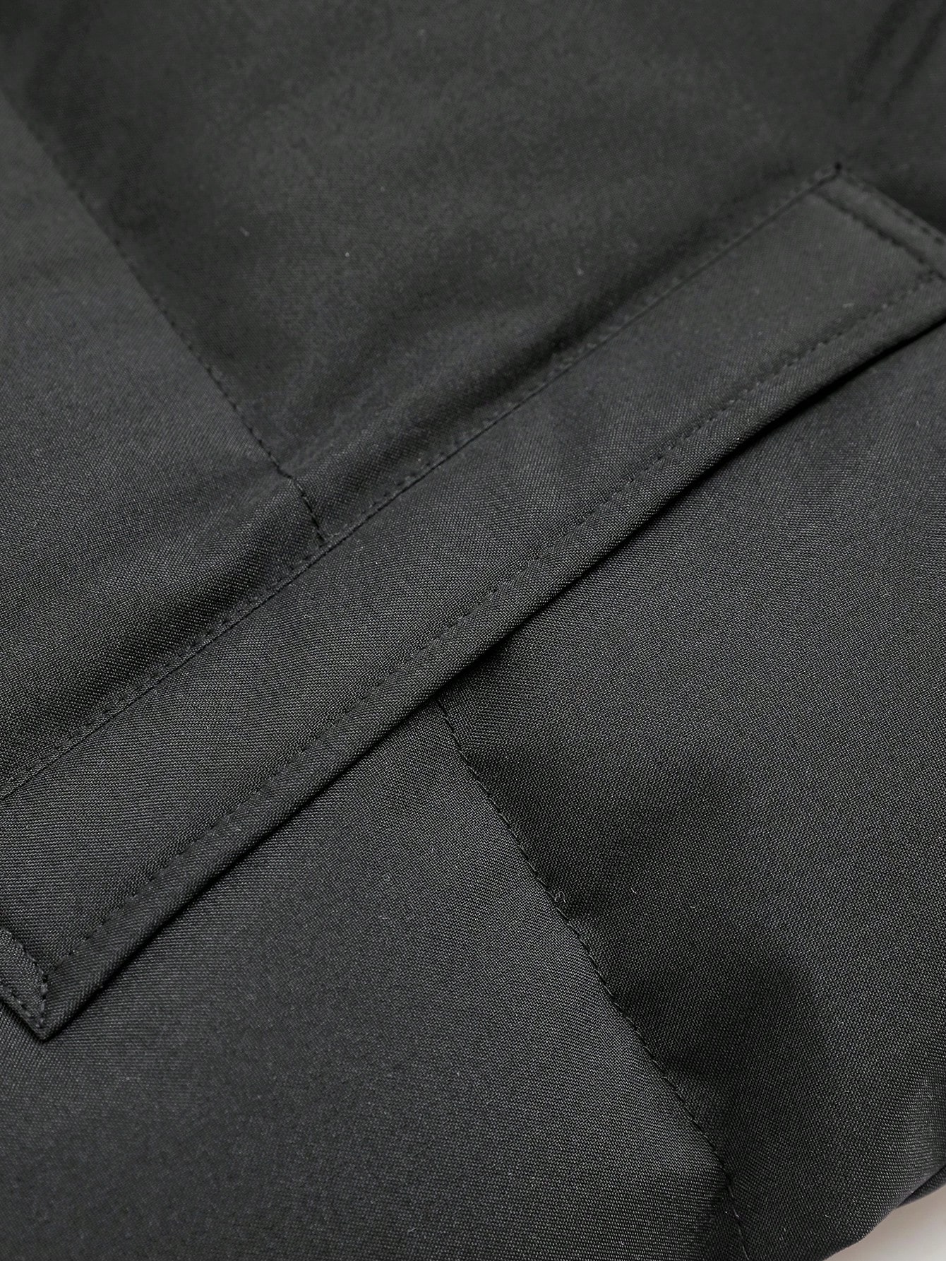 1 قطعة جاكيت رجالية ذات ياقة عالية باللون الأسود،...