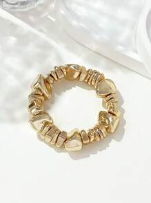 1pc Fashionable Vintage Bohemian, Exaggerated Thick Acrylic Beaded Bracelet, (Can Be Freely Matched Into Multiple Stacked Bracelets), Suitable For Women, Couples, Parties, Daily Wear, Luxury & High-End