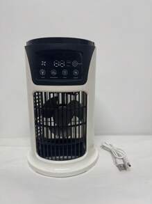 مكيف هواء محمول مروحة منزلية مبرد هواء USB مؤقت 6 ساعات مروحة مبرد هواء 6 سرعات خزان مياه 300 مل مكيف هواء