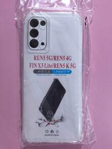 Transparent Four-Corner Anti-Fall Protective Case, Applicable For OPPO/OnePlus Series Smartphones, Transparent Four-Corner Anti-Fall Phone Case, Phone Case, Phone Protective Cover, Phone Shell, Phone Cover, Anti-Drop Phone Case, Transparent Phone Case, Minimalist Phone Case, Solid Color Phone Case, Transparent Phone Case, TPU Anti-Fall Phone Case (Military-Grade Anti-Drop)