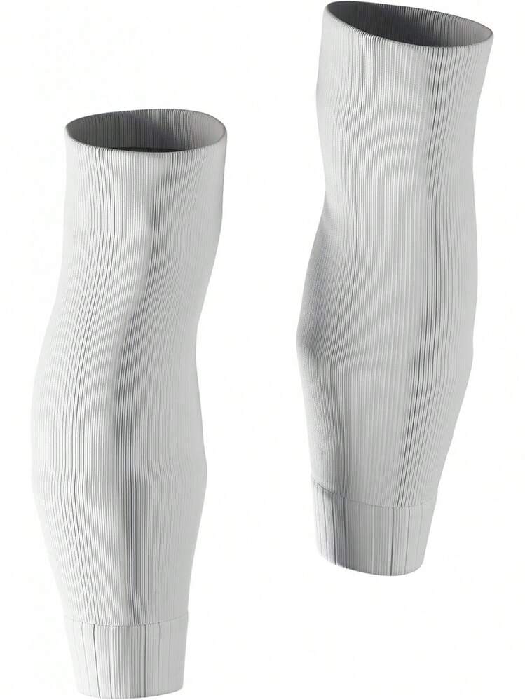 ¡RecomendadoTekkerz - Manga de pierna de más de 20 variaciones de color compatible con calcetines de agarre para fútbol, fútbol, hockey, rugby calcetines deportivos¡Top de Temporada - Blanco - Añade 2