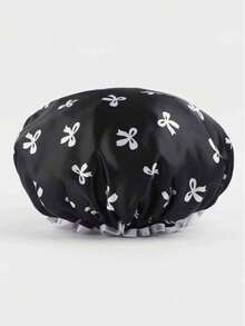 1pc Shower Cap, Women's Reusable Waterproof Elastic Shower Cap, Suitable For Long Hair