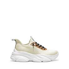 Women Chunky City Comfortable Casual Platform Fashion Sneaker For  Running Work Out And Casual Wearing - Beige - View 3