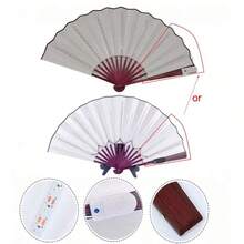Ventilador plegable con luz LED, ventilador de iluminación danzante, ventilador plegable de mano, adecuado para festivales de música, bares de DJ, clubes, fiestas neón, Halloween y otras ocasiones - Multicolor - Ver 9