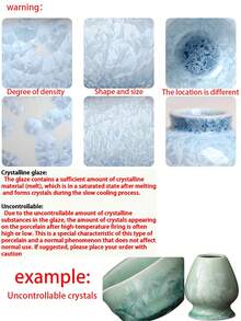 1件/2件/3件/4件 宝石绿晶彩陶瓷抹茶四件套 - 抹茶碗、抹茶打蛋器、抹茶杯、搅拌棒。抹茶冲泡工具套装、甜点烘焙工具套装、茶饮制作工具套装。日式抹茶爱好者礼盒套装 - 彩色 - 查看 11
