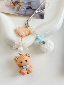 1 قطعة سلسلة هاتف بشكل حيوان كرتوني، سلسلة مفاتيح كاميرا، حبل قصير مضاد للفقدان للنساء، قلادة زخرفية هدية للفتيات، سلسلة مفاتيح لحقيبة السيارة، اكسسوارات سلسلة مفاتيح للحقيبة والحقيبة الظهر، سلسلة مفاتيح مع حامل بطاقة هوية، تميمة حقيبة السيارة، هدايا عيد الميلاد، هدايا للمعلم والصديقة والأخت