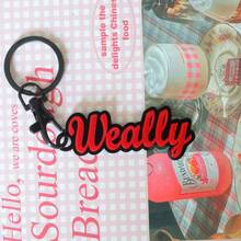 1 chaveiro de acrílico personalizado faça você mesmo, chaveiro personalizado com nome em inglês de camada dupla, chaveiro de acrílico personalizado com nome, pingente de letra personalizado para bolsas, presente para mulheres - Chaveiro preto - Ver 21