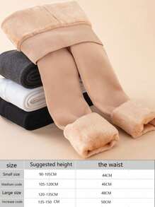 1 peça de meia-calça infantil para dança, anti-pilling, espessada, branca, legging profissional para prática de dança para meninas, calça justa quente e confortável